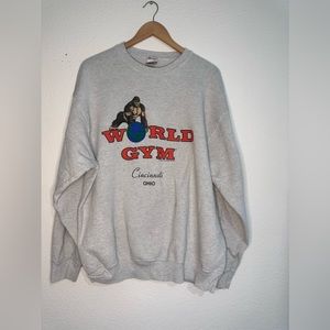 Vintage Worlds Gym sweatshirt